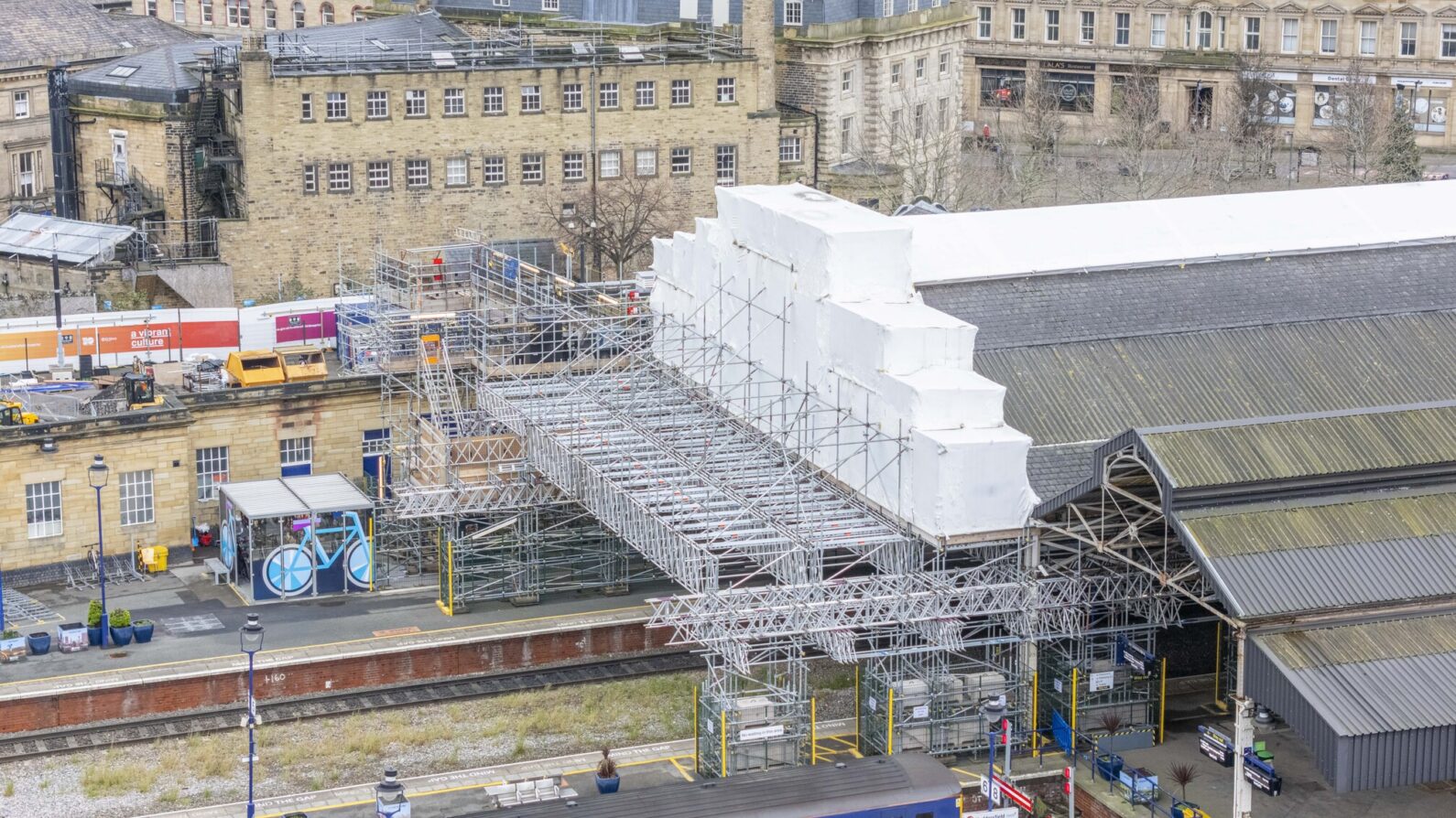 Huddersfield canopy roof upgrade